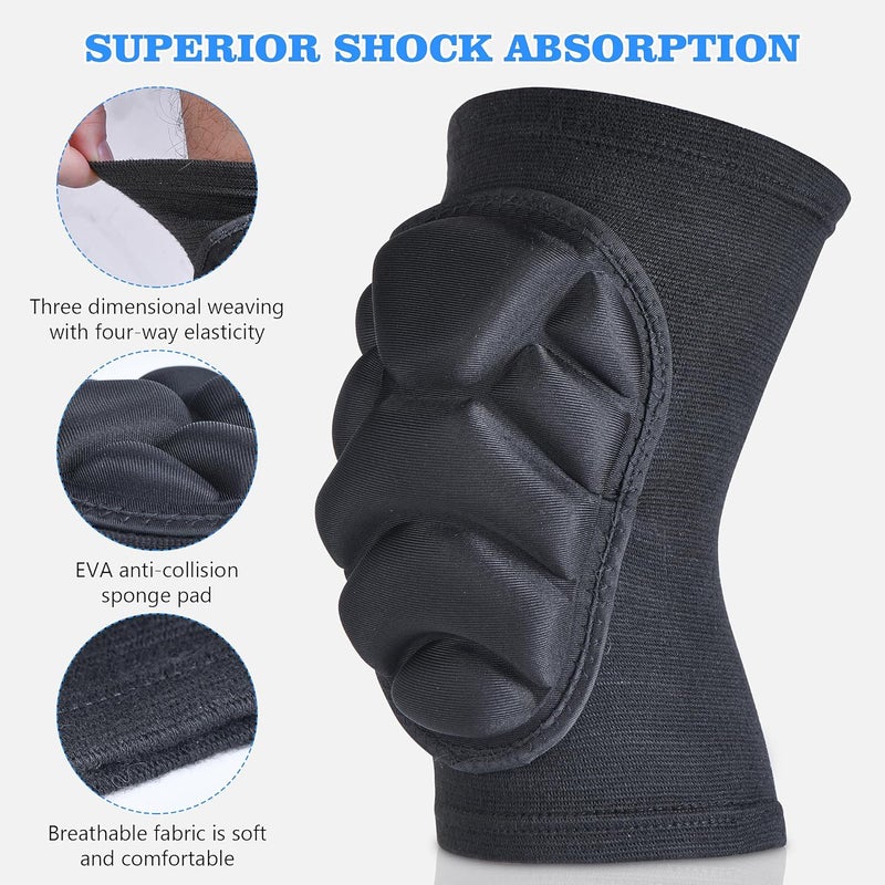 Wghtri Knee Pads for Men Women, Gardening, Construction, Cleaning, Volleyball, Dancing, Flooring, Riding - Thick EVA Foam Padding, Durable & Lightweight, Multi-Use Protection, Unisex Fit (Small/Medium) - Image 2